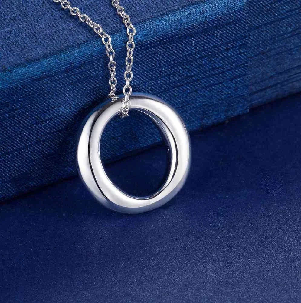 Hot 925 Sterling Silver Simple - 925 Sterling Silver Chain Necklace Men recension och pris