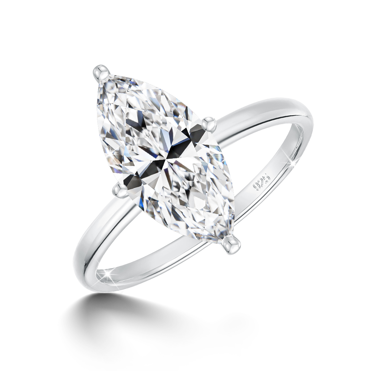 GRA 2/3CT Moissanite Engagemen - Moissanite Engagement Ring 1 Carat recension och pris
