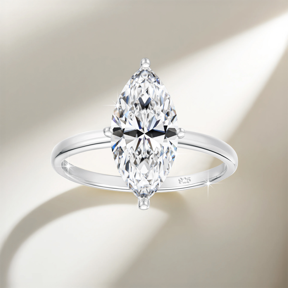 GRA 2/3CT Moissanite Engagemen - Moissanite Engagement Ring 1 Carat recension och pris