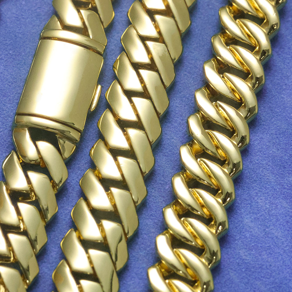ESKEEM High Polished Monaco Ch - Cuban Link Chain 12Mm recension och pris