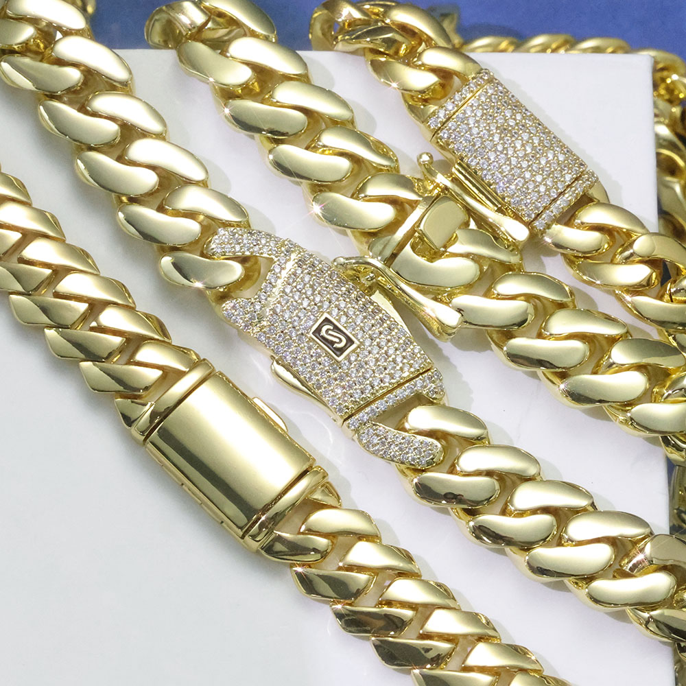 ESKEEM High Polished Monaco Ch - Cuban Link Chain 12Mm recension och pris