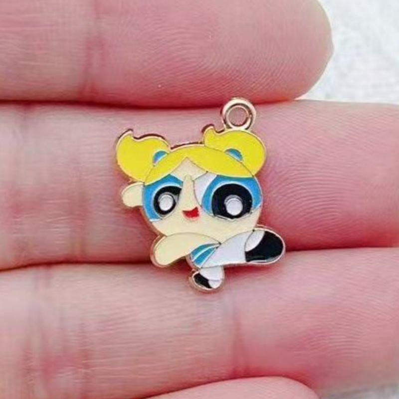 10pcs Alloy Oil-Dripping Carto - Earrings recension och pris