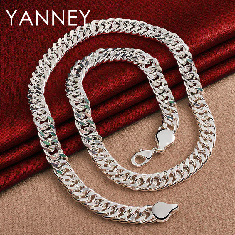 10MM 925 Sterling Silver 20/24 - Cuban Link Chain 12Mm recension och pris