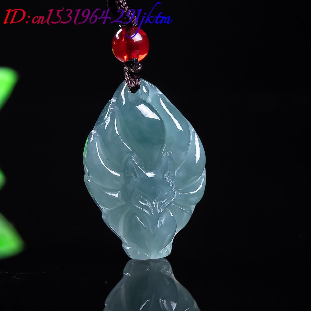 Natural Burmese Jadeite Fox Pe - Necklaces recension och pris