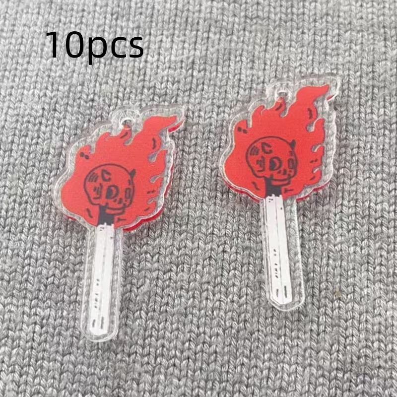10pcs acrylic skull pendant, D - Earrings recension och pris