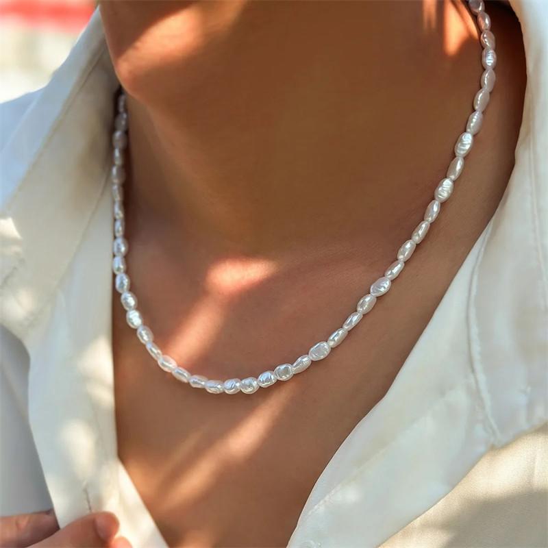 New Fashion Simple Imitation P - Pearl Choker Necklace Vintage recension och pris