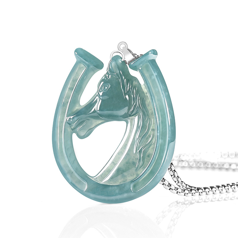 S925 Silver Natural Blue Water - Necklaces recension och pris
