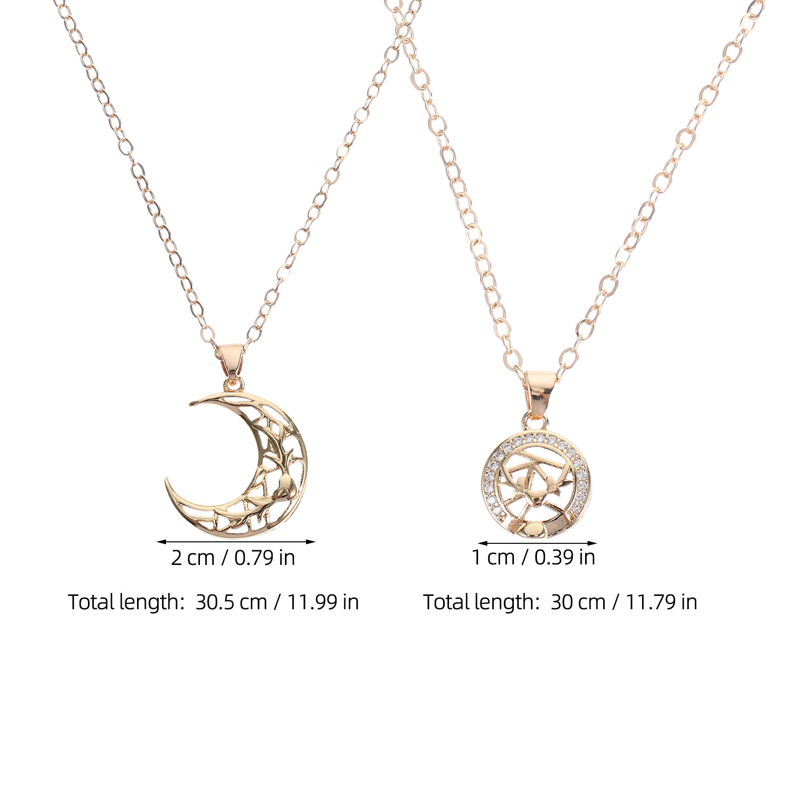 1Pair Sun and Moon Necklace Se - Magnetic Couple Matching Necklaces recension och pris