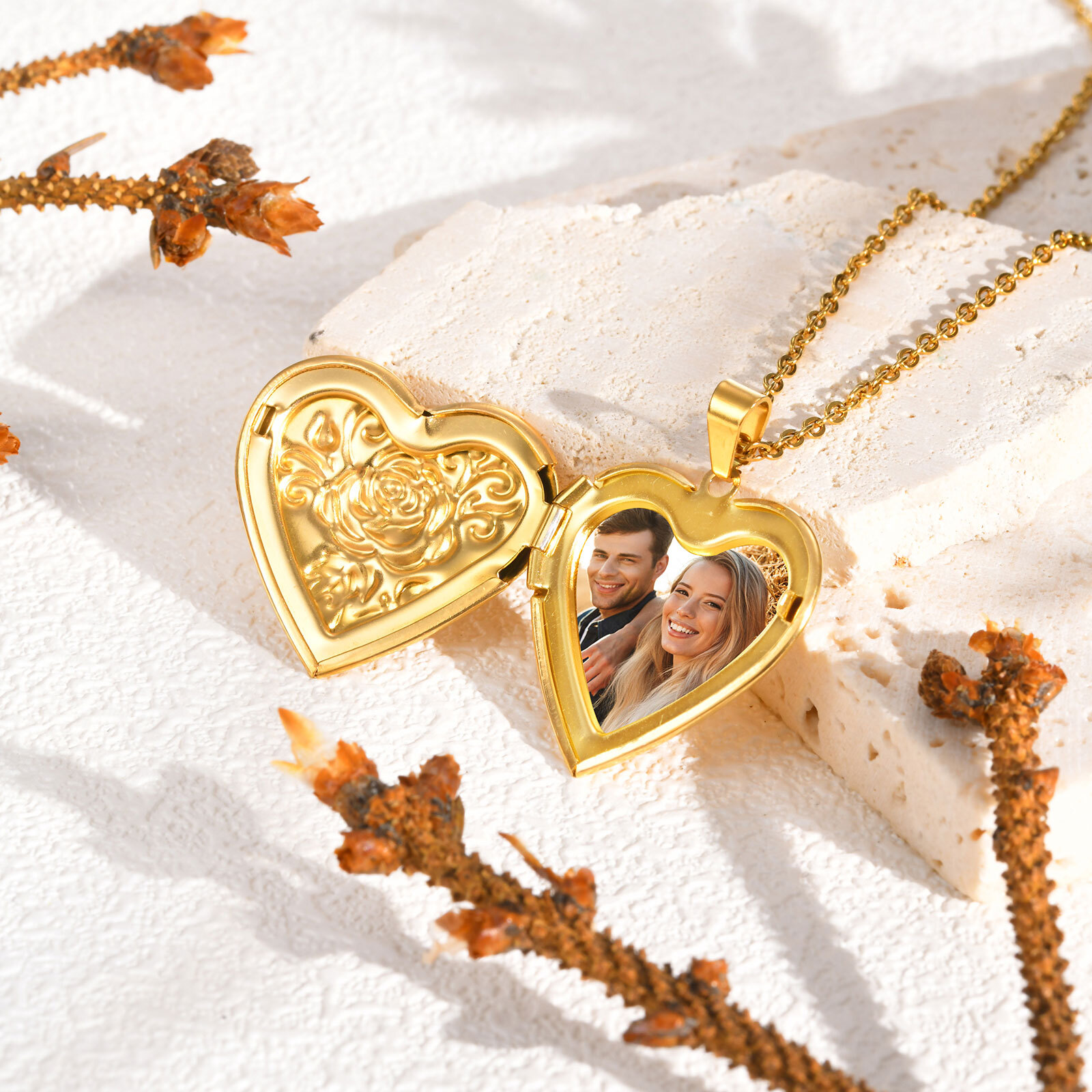 Women's Personalized Heart Pen - Custom Name Necklace Stainless Steel recension och pris