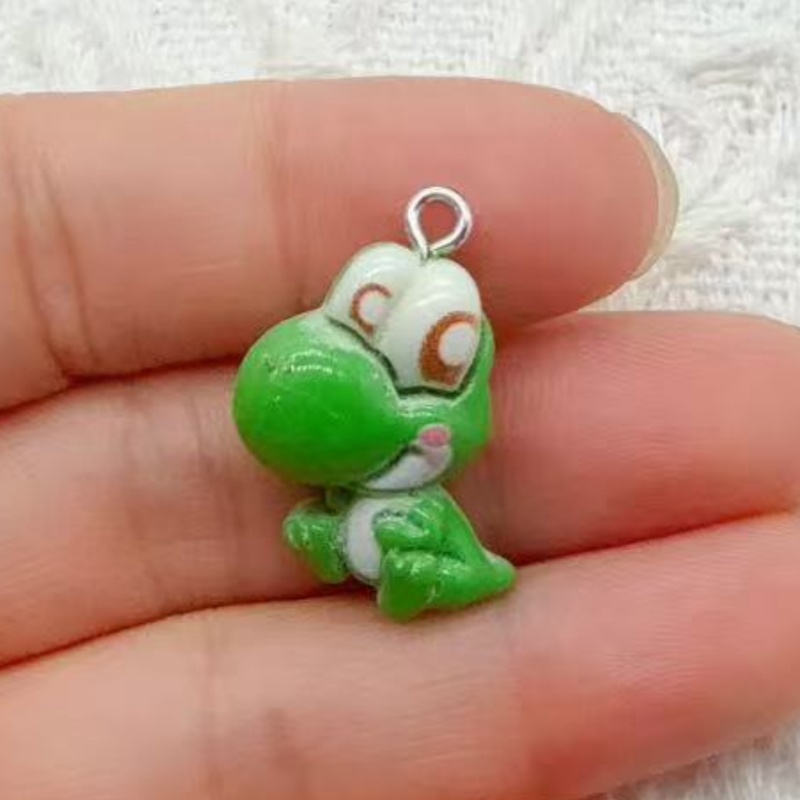 10pcs resin cartoon pendant, D - Earrings recension och pris