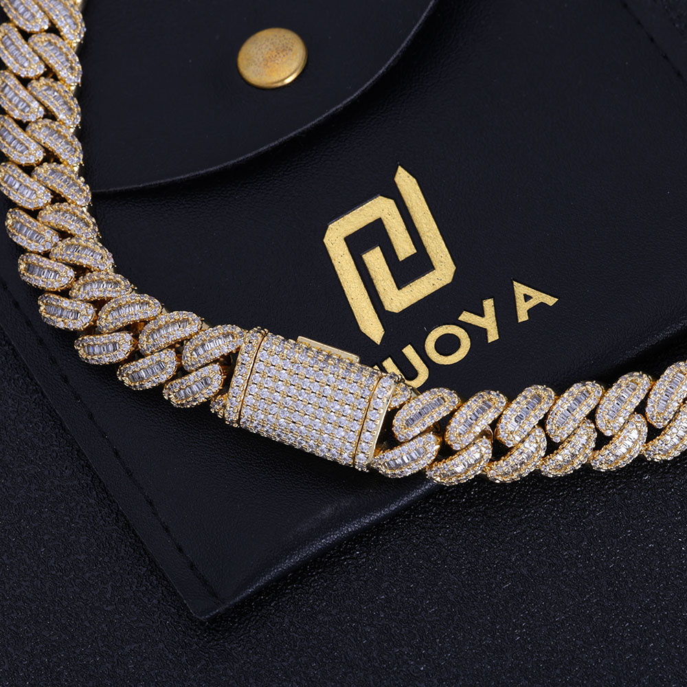 NUOYA Hip Hop Jewelry High Qua - Cuban Link Chain 12Mm recension och pris